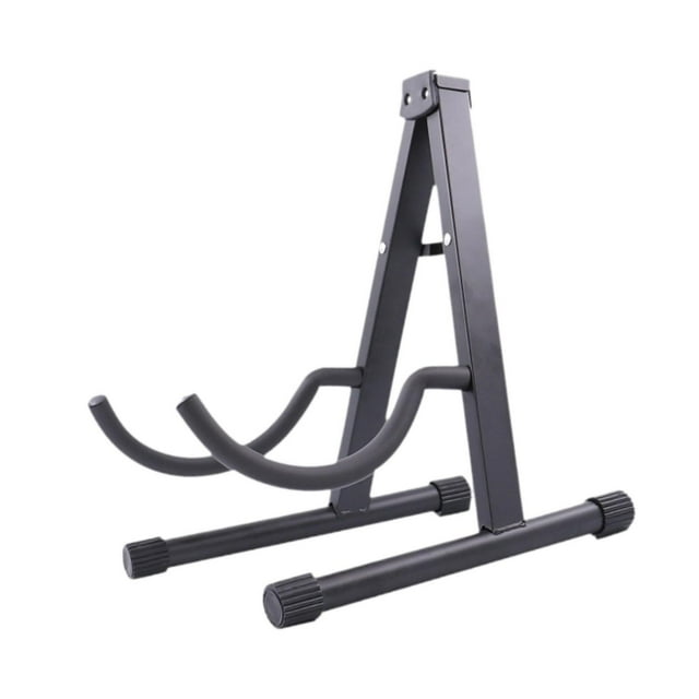 Soporte de instrumentos de cuerda plegable de guitarra de guitarra, soporte de guitarra de piso un marco de violonchalos bajo violín de guitarra