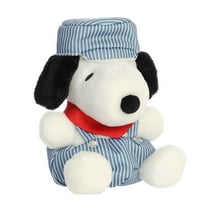 Aurora - Mini Blue Peanuts - Palm Pals 6" Train Engineer Snoopy - Adorable Stuffed Animal