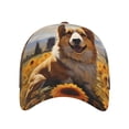 thumbnail image 2 of Yiaed Cute Corgi Sunflower Print Cap Adjustable Size for Running Workouts and Outdoor Activities All Seasons, 2 of 5