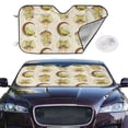 thumbnail image 4 of Goofa Frogs Printed Car Windshield Sunshade,Foldable Reflective Sun Visor,UV Protection Heat Blocker Sunshade,Car Cooling Accessory-Medium, 4 of 7