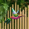 thumbnail image 2 of Metal Hummingbird Wall Art Decor 3D Outdoor Bird Garden Wall Decorations, Iron D, 2 of 8