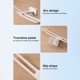 thumbnail image 5 of XWSHYW Almacenamiento de Ropa y Guardarropa Almacenamiento de Bandas para Cabello Estante de Pulseras y Joyas No Es Necesario Perforar Agujeros No Deja Rastros Cuando Se Pega Adecuado para Dormitorio, 5 of 6