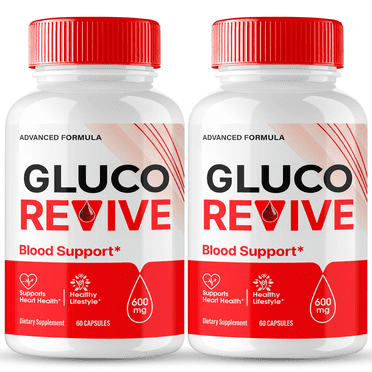 Gluco Revive Vitamin Supplement Capsules, 120 Count (2 Pack)