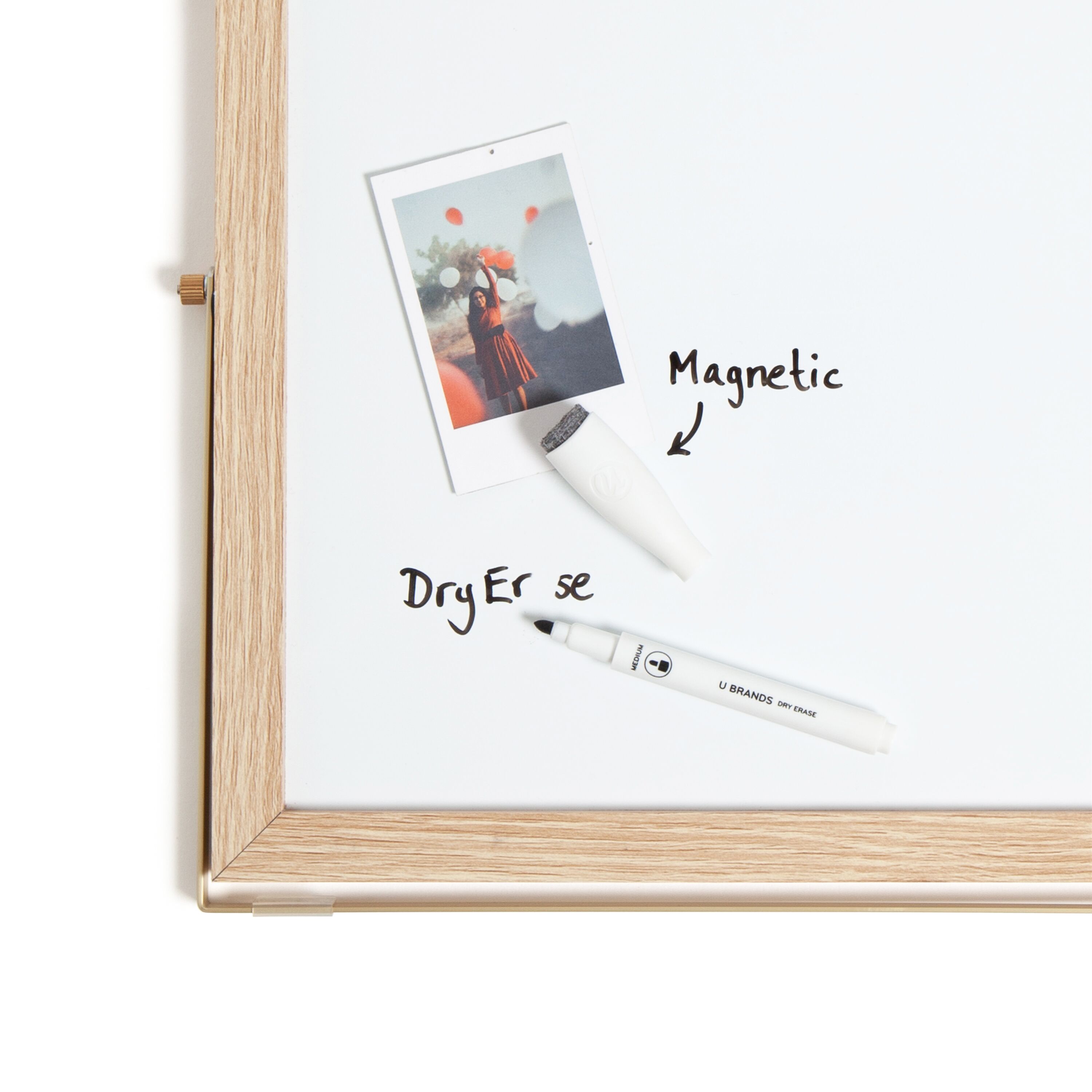 U Brands Magnetic Desktop Dry Erase Easel 12x12 photo 6