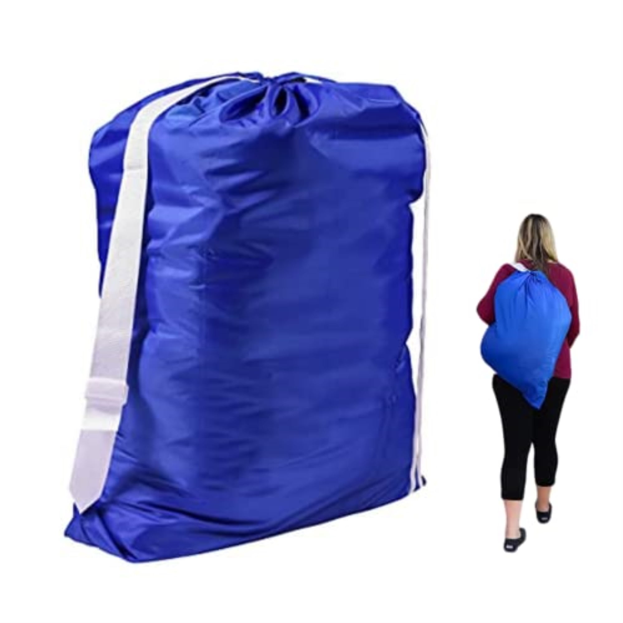 Commercial Grade Carry Laundry Bag With 2 Inch Shoulder Strap. 22 x 28 Inches.