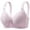 Gray, variant on Ohufall Plus Size Push Up Bras for Women Embroidery Light Comfortable No Steel Rims Everyday Bralettes Full Coverage Soft Support Bra
