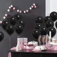 thumbnail image 4 of Pack De 100 Globos De Látex Para Bodas Y Fiestas, Negro, 4 of 5