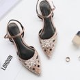 thumbnail image 4 of CIMAXIC Wedding 2pcs Bridal Shoe Clips Rhinestone Shoe Decoration Charms Party Wedding Shoe Clips,1.97"X1.38"X0.39", 4 of 4