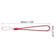 thumbnail image 2 of Uxcell 18cm Portable Item Nylon Cord Lanyards Hand Wrist Strap String Red 20 Pack, 2 of 6