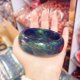 thumbnail image 4 of Blue Porcelain Look Resin Bangle Bracelet, Blue Tone, Boho Jewelry Gift for Men Women, 4 of 4
