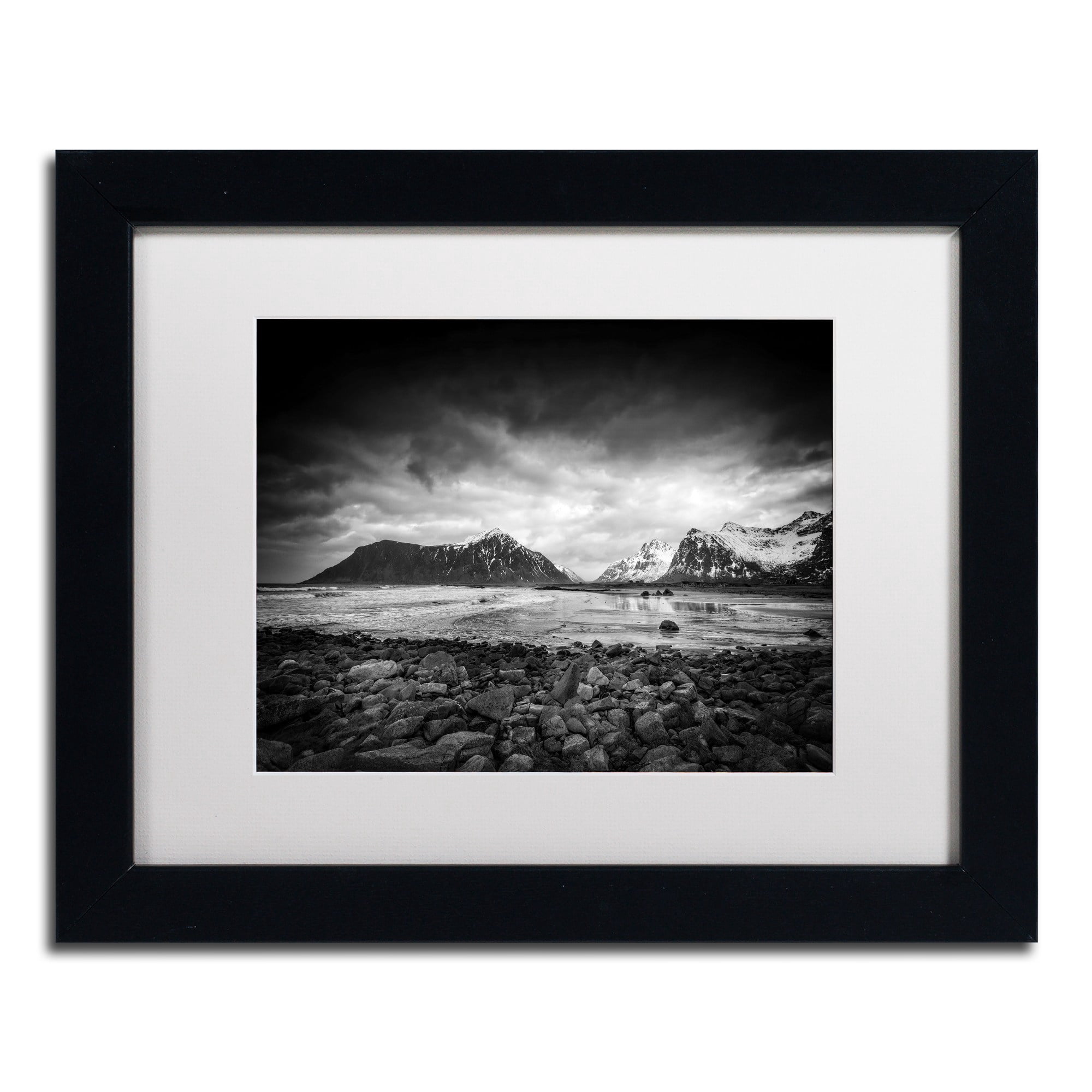 Trademark Fine Art "End of the Day" Canvas Art by Philippe Sainte-Laudy, White Matte, Black Frame