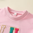 thumbnail image 4 of ATAIKU Toddler Baby Girl Romper Sister Matching Sweatshirt Playsuit Fall Winter Clothes - LIL SIS, 4 of 8