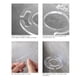 thumbnail image 5 of Inteprter Soporte de plástico para cepillos de portátil montado en la pared resistente al agua autoadhesivo estante para afeitadora sin Juegos de accesorios de baño Púrpura transparente Inteprter HA000095-02B, 5 of 6