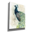 thumbnail image 2 of Epic Graffiti 'Watercolor Peacock Portrait II' by Grace Popp, Canvas Wall Glass, 40"x54", 2 of 2