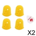 thumbnail image 1 of BELOVING 2X 4 Pieces Guitar Finger Picks Protector Silicone Finger Guards for Guitar S, 1 of 10