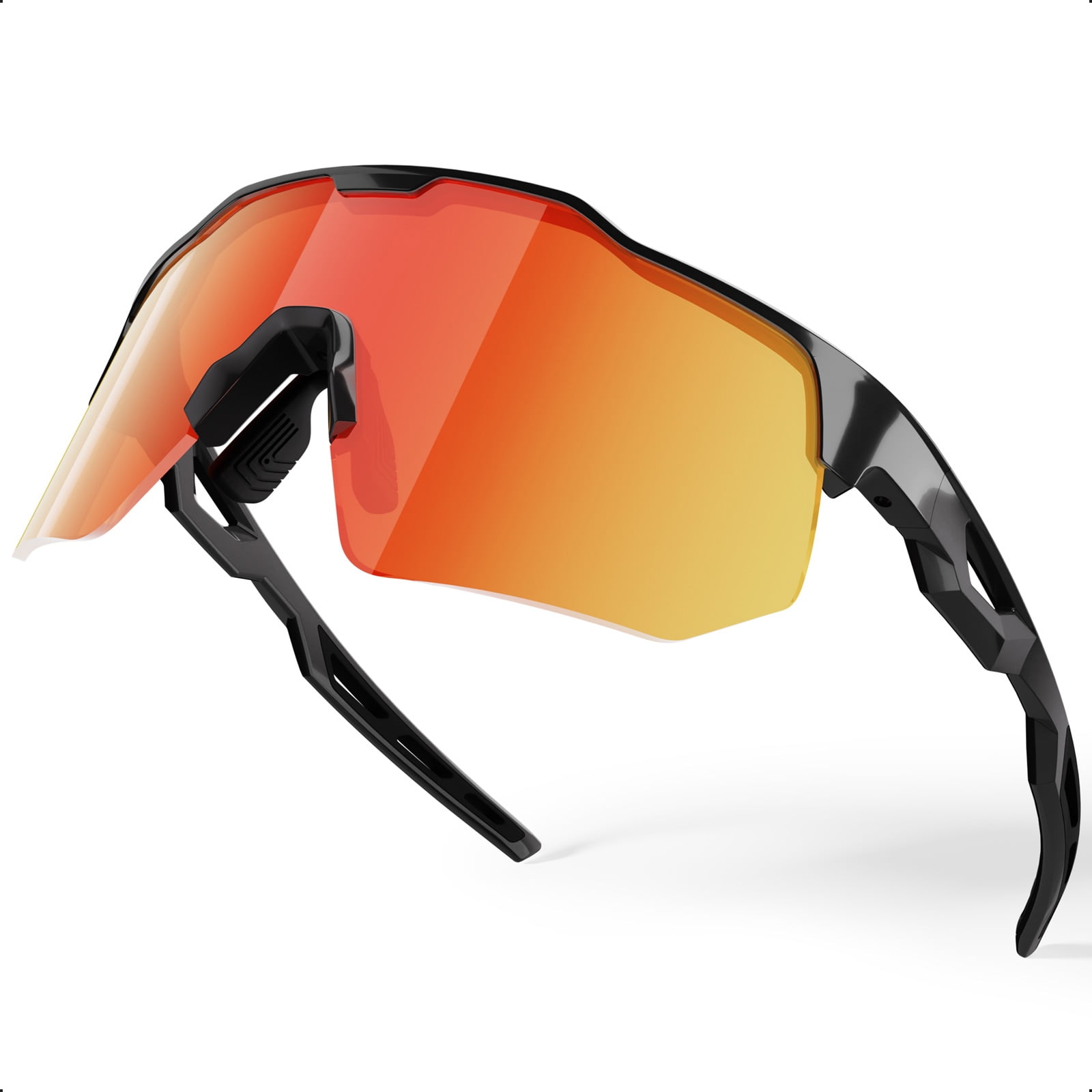 HAAYOT Polarized Sports Sunglasses for Men Women UV Protection Baseball Cycling Running Driving Fishing Glasses