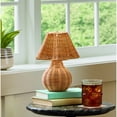 thumbnail image 3 of GNOIX 9 Inch Rattan Portable Rechargeable Lamp, Touch Switch And Battery Operated LED Light with Warm Glow,Decorative Lighting for Indoor and Outdoor Garden, 3 of 6