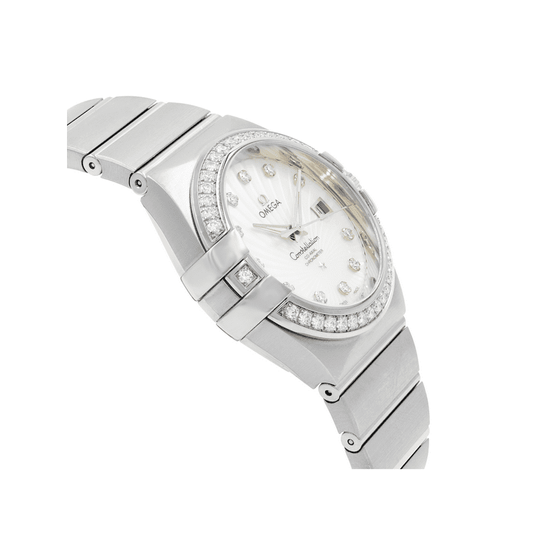 Omega constellation white gold sales