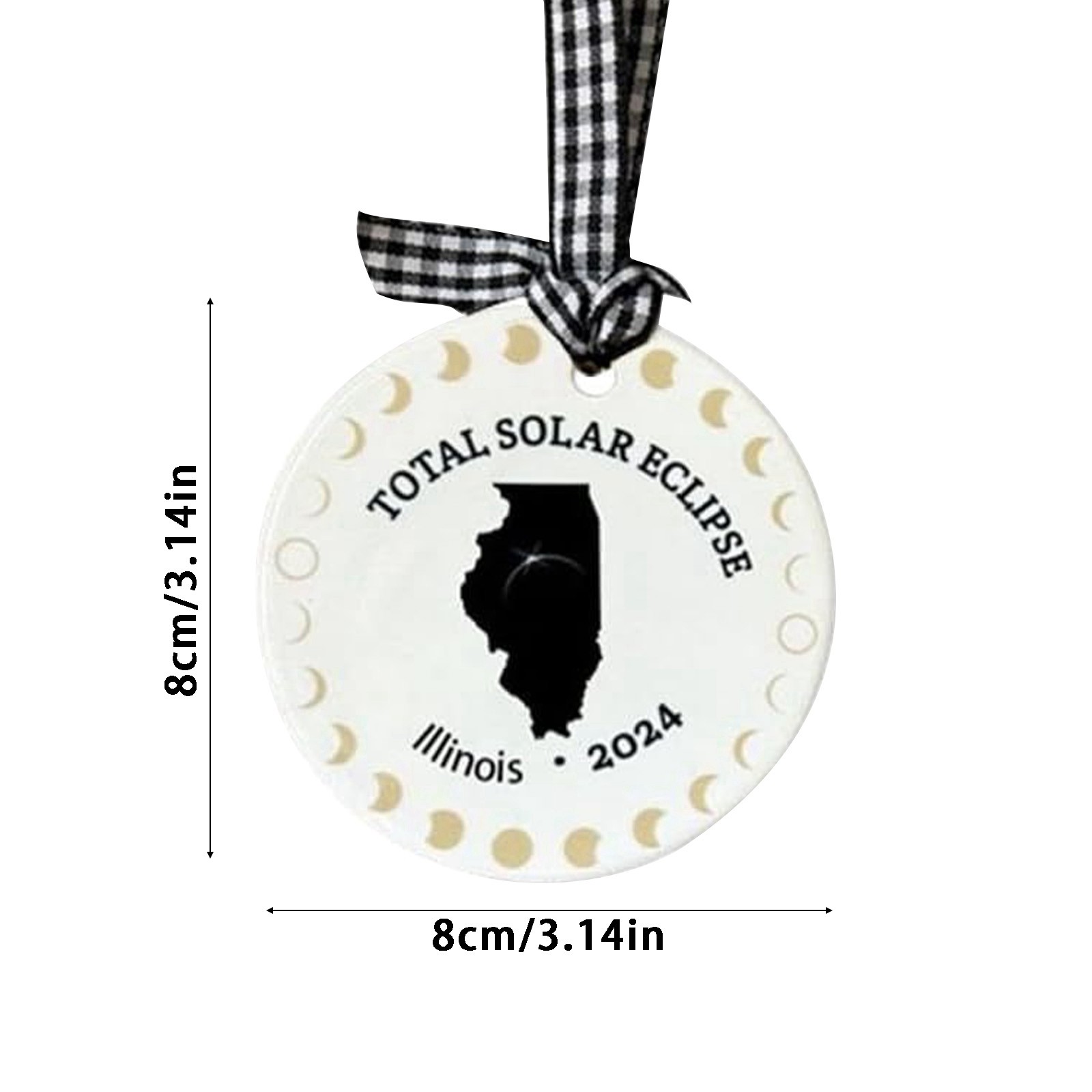 2024 Ornaments 2024 Solar Decoration Solar Souvenirs Total Body