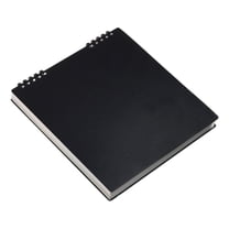 Sketch Book Sketchpad,Journal Memo Notebook Notepads Grids Notebook Writing Notebook for Sketching Scribbling Notebook Journal Refillable Notebooks,Top Spiral Bound Sketch Pad,7.87x7.56",Black