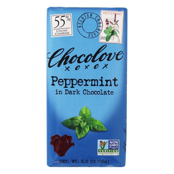 Chocolove - Dark Chocolate Bar Peppermint - 3.2 oz.