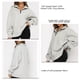 thumbnail image 2 of Half Zip Long Sleeve Pullover Long Sleeve Oversized Blouse Comfortable  for Woman for Autumn ANGGREK Otros, 2 of 6