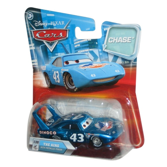 Disney Cars Movie Lenticular Eyes The King Metallic Finish Chase Die Cast Toy Car