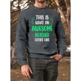 thumbnail image 2 of Awesome Butcher Looks Like Sweatshirt Men -Smartprints Designs, Male Large, 2 of 4