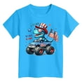 thumbnail image 4 of Kogui Kids 4th of July T-Shirt for Boys Patriotic Tops American Flag Shirts Independence Day Clothes Cotton Tees (Sky Blue,7-8 Years), 4 of 4