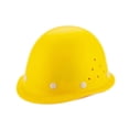thumbnail image 3 of Gorro duro para construcción, gorro duro transpirable de alta resistencia, banda para el sudor resistente, gorro de protección ajustable, casco de tra Amarillo, 3 of 8