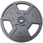 50lb Weight Plate Used 4-Weider Standard Barbell 