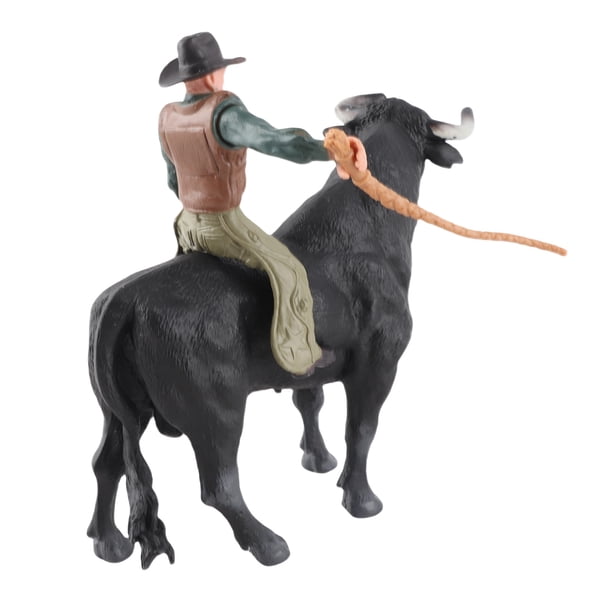 Figura Taurina, Juguete De Mesa Educación Plástica Juguete Taurino Español Vaquero Detalles Ricos Para Amantes De Los Animales Para Cumpleaños