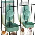 thumbnail image 2 of Hanging Automatic Pet Food Water Dispenser, Auto Pet Feeder and Waterer Set, Cage Food Bowl Dog Feeding Station, 2 of 4
