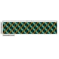 thumbnail image 3 of Ambesonne Geometric Fabric by the Yard Upholstery, Checkered Pattern Rings, 2 Yards, Multicolor, 3 of 5