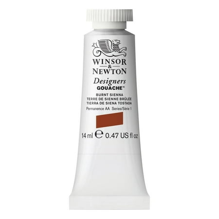 UPC: 0000050947850 | Winsor & Newton Designers Gouache Color  14ml  Burnt Sienna