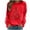 Red, variant on Christmas Sweatshirt for Women Funny Xmas Tree Graphic Loose Soft Long Sleeve Pullover Xmas Tunic Tops Casual 2025