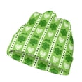 thumbnail image 2 of Psesaysky Kids Beanie Green Leaves Heart Print Boys Girls Beanies Children Winter Hats Children Knit Warm Caps Kids Soft Beanie Cap, 2 of 7