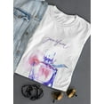 thumbnail image 3 of Blue Beautiful Perfume Bottle T-Shirt Women -Image by Shutterstock, Female Medium, 3 of 4