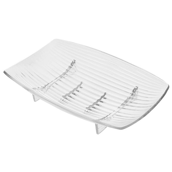 FRCOLOR HOMEMAXS 1 Set Shower Soap Dish with Drainage Hole Portable Self Draining Soap Trays for Bathroom Sink and Table Use