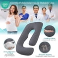 thumbnail image 3 of Almohada Maternal Enfriadora en U Sasttie de 57" para Posicionamiento Corporal, 3 of 7