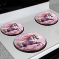 thumbnail image 2 of Bahomeck Electric Stove Burner Covers Set Of 4,Colourful Unicorn On Ocean Metal Gas Stove Burner Covers,Protecting Gas Stoves,8 Inch And 10 Inch, 2 of 2