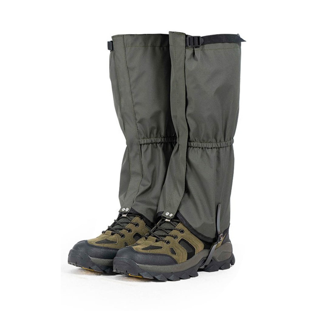 Outdoor Travel Leg Warmer Snow Foot Cover Waterproof Hiking Leg Gaiters For Hiking Backpacking Adjustable Strap Enduring