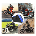 thumbnail image 4 of "Funda Motocicleta Impermeab Grueso Cubiertas Para Moto Belug negra azul ", 4 of 5