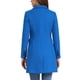 thumbnail image 3 of Abrigo de invierno para mujer INSPIRE CHIC con solapa muesca, abrigo de trench de doble botonadura, tamaño L, azul marino, 3 of 6
