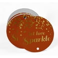 thumbnail image 2 of Inkdotpot Pack Of 50 Let Love Sparkle Wedding Favor Paper Tags Craft Real Gold Foil Hang Tags, 2 of 6