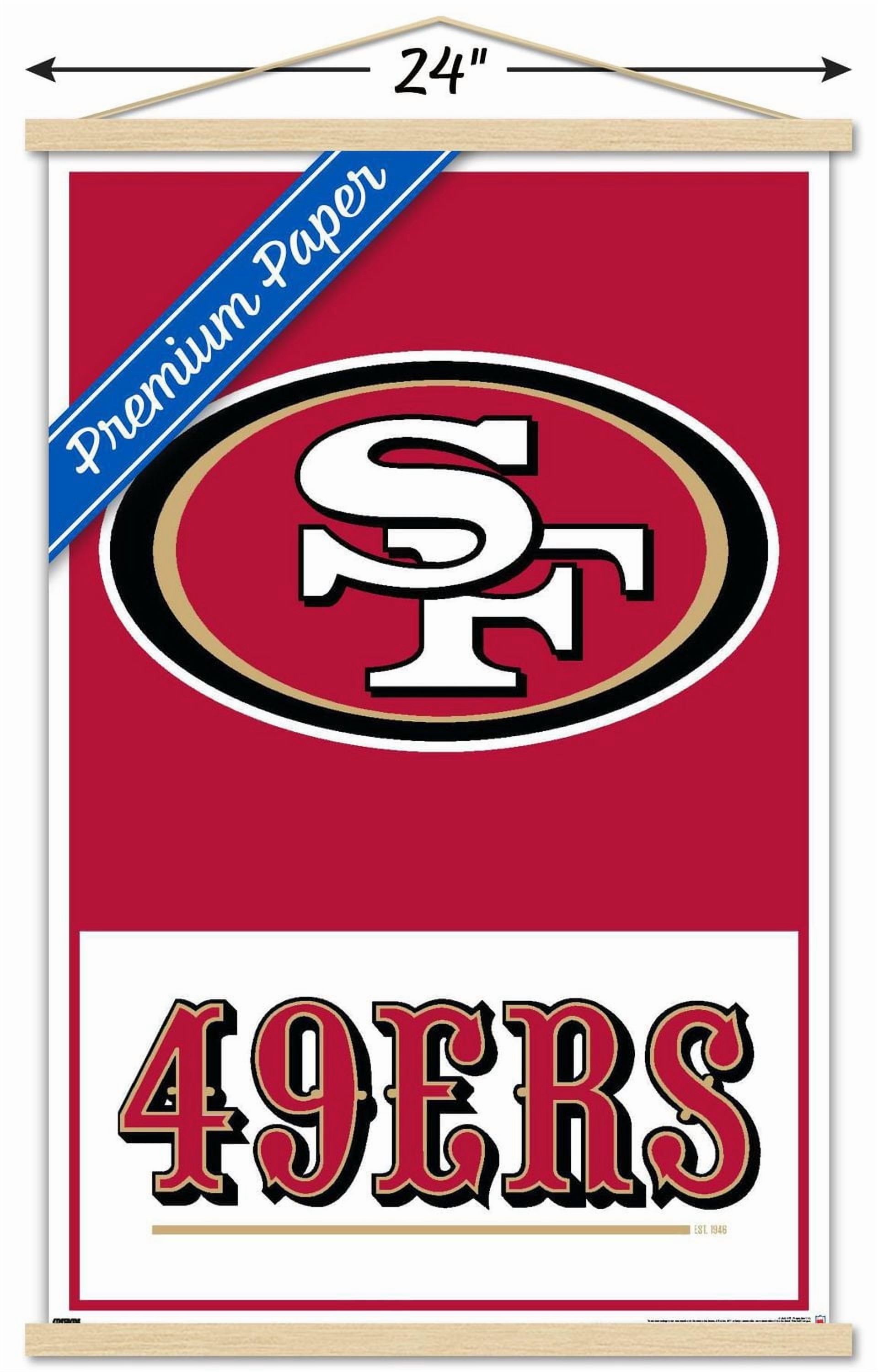 NFL San Francisco 49ers - Logo 21 Wall Poster