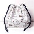 thumbnail image 6 of 1Pc Japanese Style Drawstring Lunch Box Storage Bag For Travel Picnic Portable Easy Wash Bento Lunch Box Tote Pouch, 6 of 6