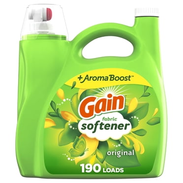 Gain Liquid Laundry Fabric Softener and Conditioner, Original Scent, 140 fl oz, 190 Loads