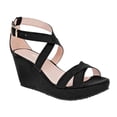 thumbnail image 1 of Sandalias con plataforma Marca RBCOLLECTION Exterior Sintético Color Negro RBCOLLECTION 71412, 1 of 4