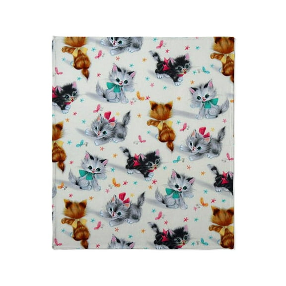 CafePress - Cute Playful Kittens Throw Blanket - Soft Fleece Throw Blanket, 50"x60" for All Ages